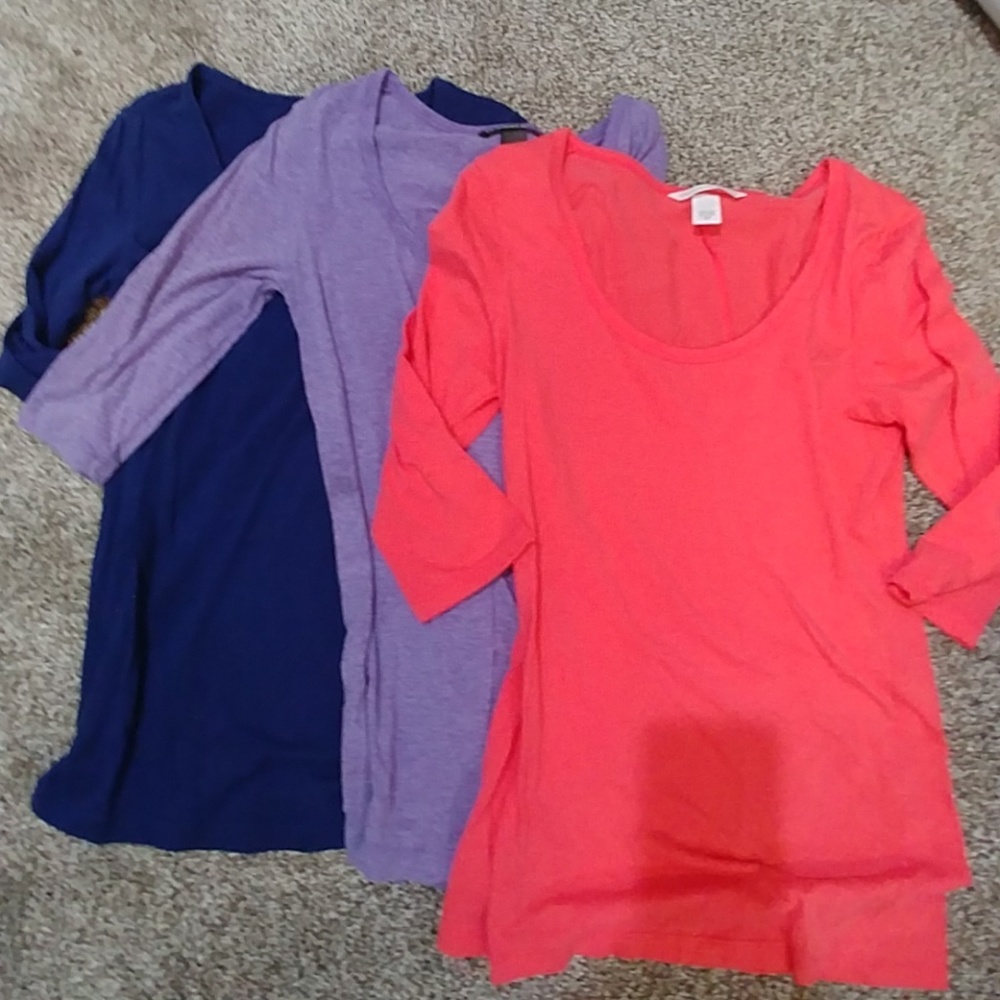 Set of 3 VS scoop neck tees